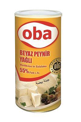 OBA WEIßKÄSE IN SALZLAKE, 800 G / DOSE 